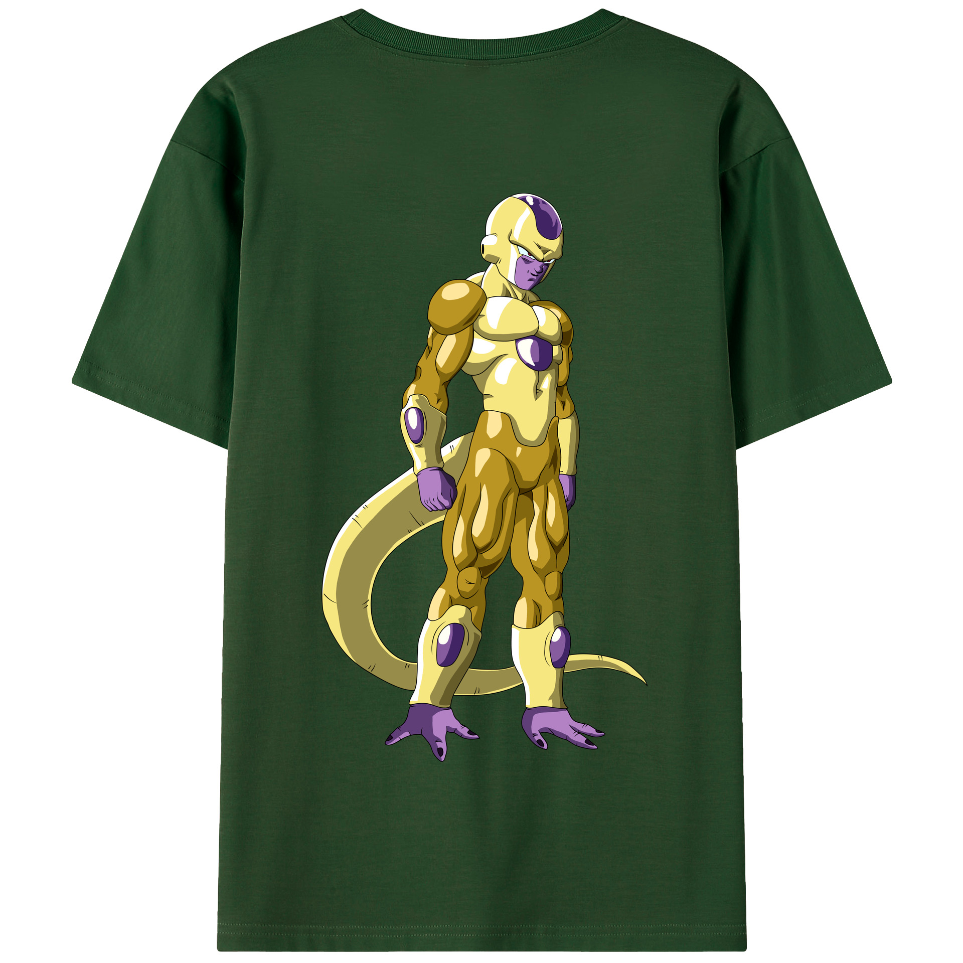 （画像用） ドラゴンボール フリーザ DRAGON BALL Frieza 綿100％半袖Tシャツ（背面プリント）